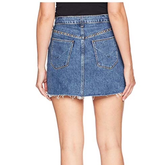 Hudson Studded Mini Jean Skirt - Picture 3 of 8